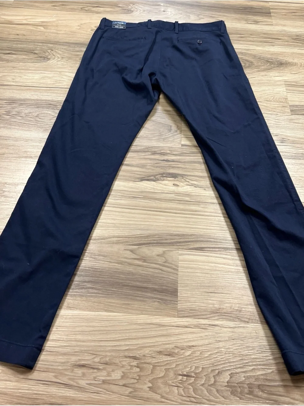 J.Crew Flex Slim Fit Chino Pants Navy Blue Mens Size 32x34 H3167 NWT $80